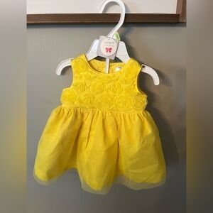 NWT Carter's Yellow Baby Dress 3m
